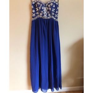 Strapless Prom Dress